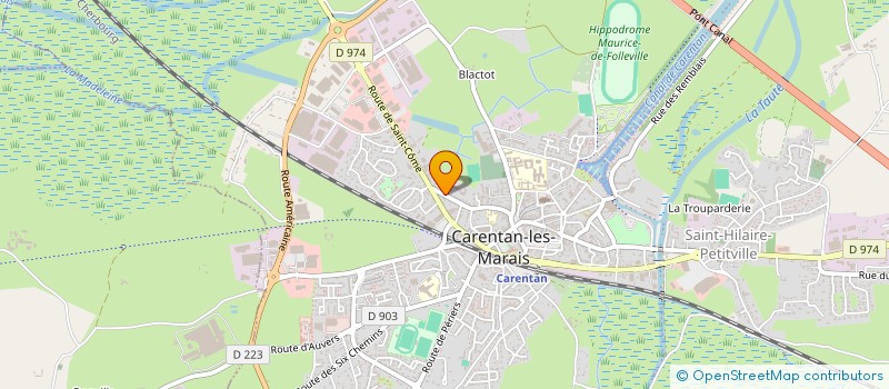 localisation de l'entreprise MONSIEUR PIERRE ROLLAND à CARENTAN-LES-MARAIS