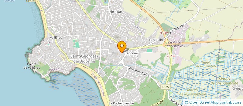 localisation de l'entreprise MONSIEUR PIERRE ROLLAND  SAINT-GEORGES-DE-DIDONNE