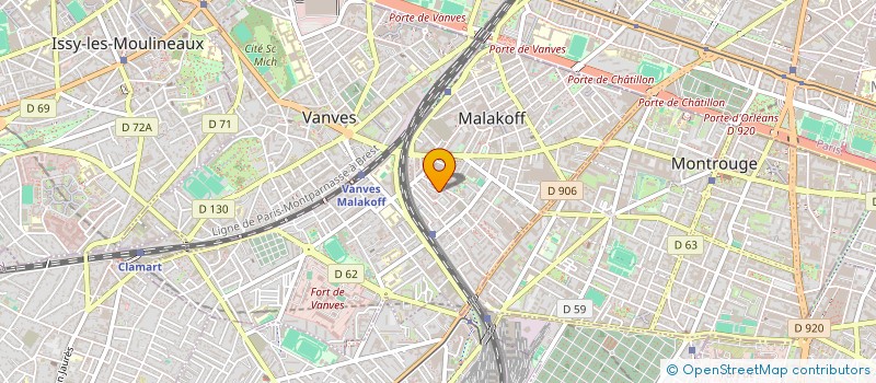 localisation de l'entreprise MONSIEUR PIERRE ROLLAND  MALAKOFF