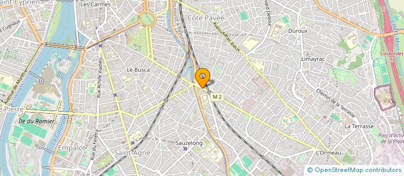 localisation de l'entreprise MONSIEUR PIERRE-ROMAIN COURJEAUD  TOULOUSE