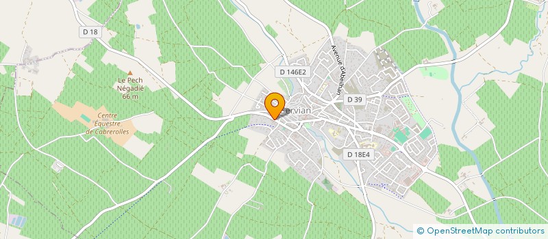 localisation de l'entreprise MONSIEUR PIERRE ROMAIN FERRER  LIEURAN-LES-BEZIERS