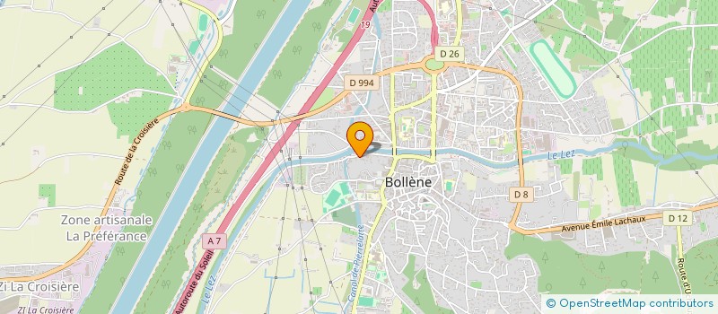 localisation de l'entreprise MONSIEUR PIERRE ROMAN  BOLLENE