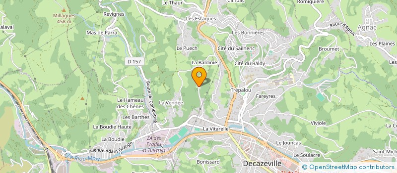 localisation de l'entreprise MONSIEUR PIERRE ROMASZKO à DECAZEVILLE