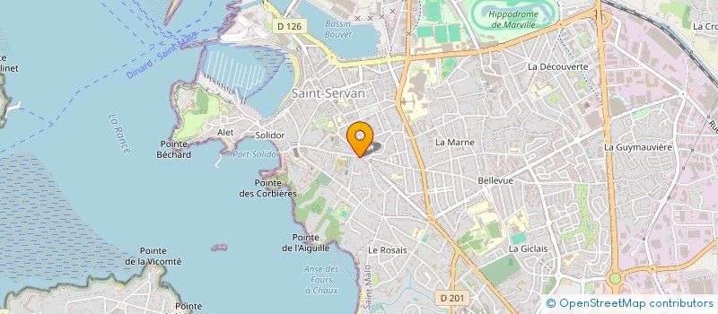 localisation de l'entreprise MONSIEUR PIERRE ROME  SAINT-MALO
