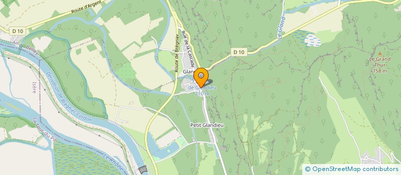 localisation de l'entreprise MONSIEUR PIERRE ROMERO  BREGNIER-CORDON