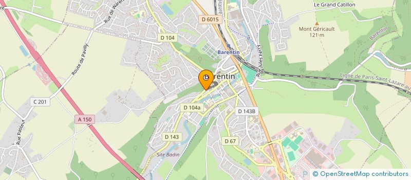 localisation de l'entreprise MONSIEUR PIERRE ROMY  BARENTIN