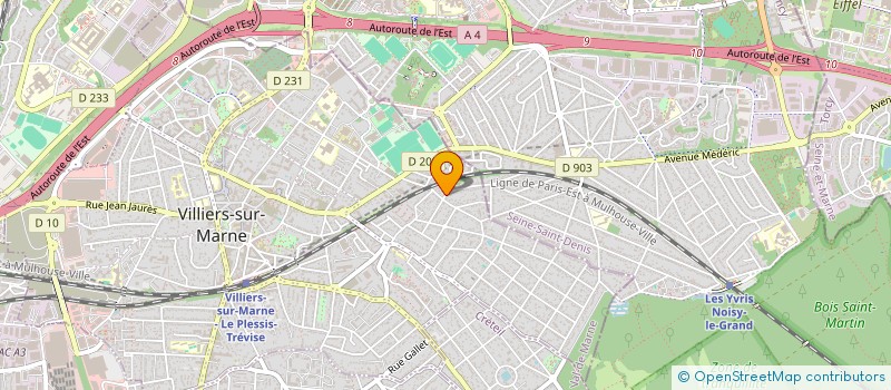 localisation de l'entreprise MONSIEUR PIERRE RONDEAUX  VILLIERS SUR MARNE