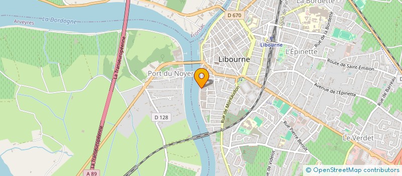 localisation de l'entreprise MONSIEUR PIERRE ROQUILLAS à LIBOURNE