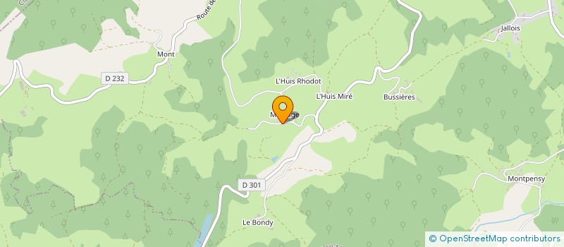 localisation de l'entreprise MONSIEUR PIERRE ROSIER à OUROUX EN MORVAN