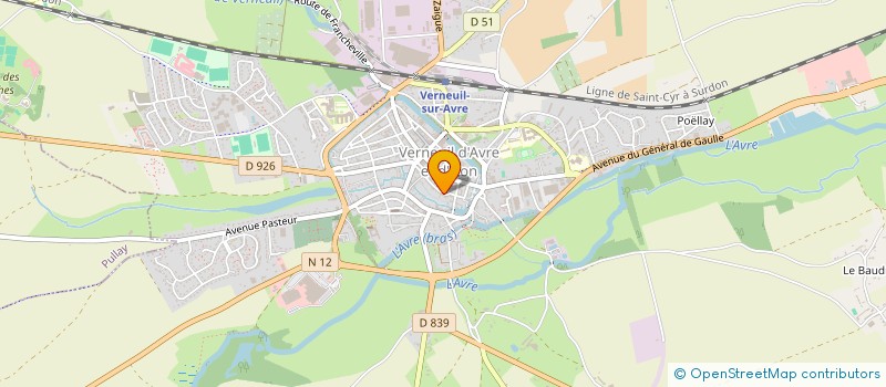 localisation de l'entreprise MONSIEUR PIERRE ROSIER  VERNEUIL D'AVRE ET D'ITON