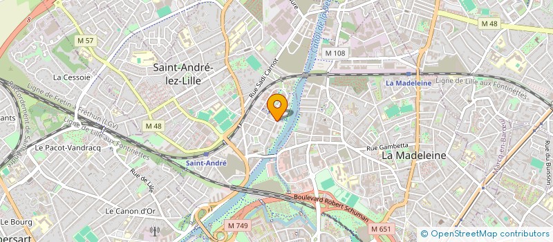 localisation de l'entreprise MONSIEUR PIERRE ROSIER  SAINT-ANDRE-LEZ-LILLE