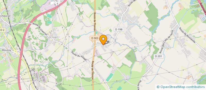 localisation de l'entreprise MONSIEUR PIERRE ROSNOBLET  CORNIER