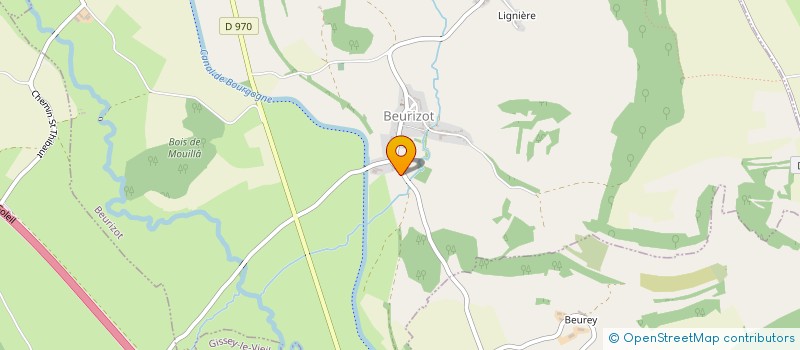 localisation de l'entreprise MONSIEUR PIERRE ROSSELIN  SOUSSEY-SUR-BRIONNE