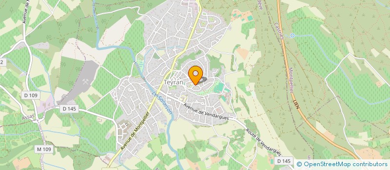 localisation de l'entreprise MONSIEUR PIERRE ROSSI  TEYRAN