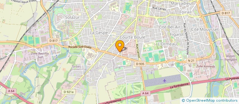 localisation de l'entreprise MONSIEUR PIERRE ROSSIGNOL à TARBES