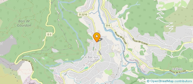 localisation de l'entreprise MONSIEUR PIERRE ROSSIGNOL à LE BAR-SUR-LOUP