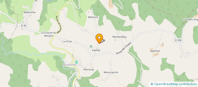 localisation de l'entreprise MONSIEUR PIERRE ROSSIGNOL à ROANNES-SAINT-MARY