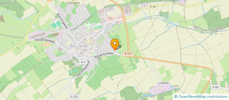 localisation de l'entreprise MONSIEUR PIERRE ROTH  BOUXWILLER