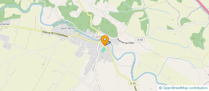 localisation de l'entreprise MONSIEUR PIERRE ROUANNE à CALMONT