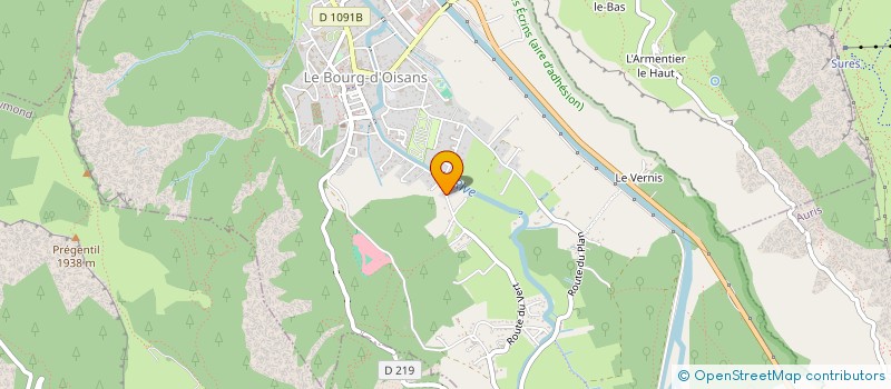 localisation de l'entreprise MONSIEUR PIERRE ROUARD à LES DEUX ALPES