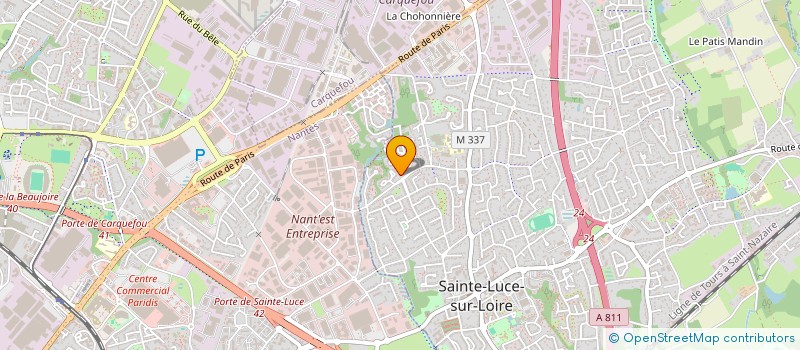 localisation de l'entreprise MONSIEUR PIERRE ROUDAUT  SAINTE-LUCE-SUR-LOIRE