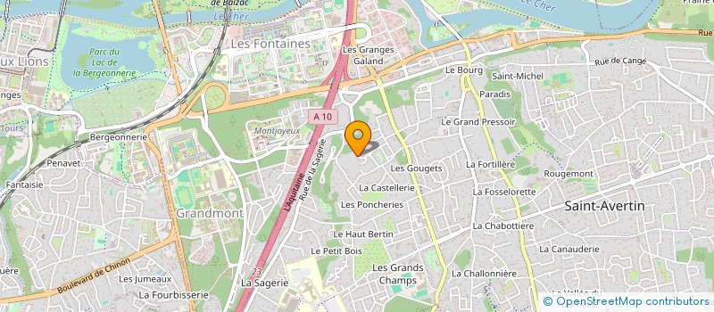 localisation de l'entreprise MONSIEUR PIERRE ROUGEAULT  SAINT-AVERTIN