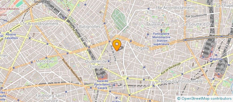 localisation de l'entreprise MONSIEUR PIERRE ROUGEMOND  PARIS 9