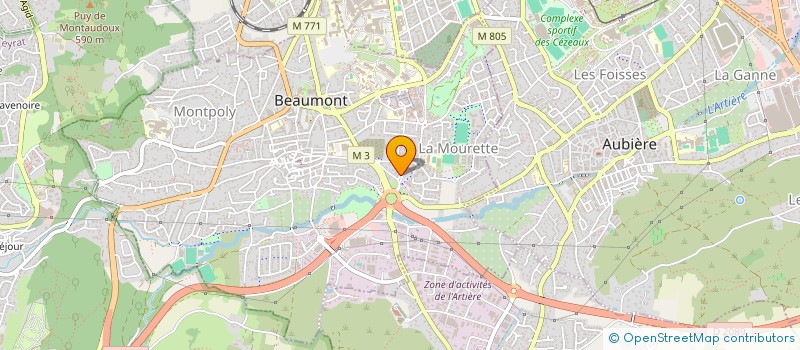 localisation de l'entreprise MONSIEUR PIERRE ROUGIER  BEAUMONT