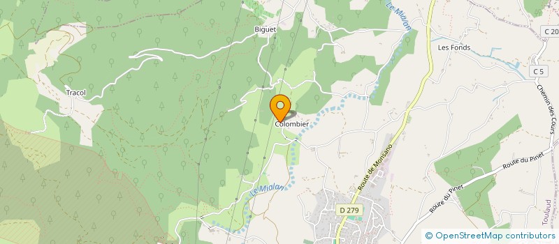 localisation de l'entreprise MONSIEUR PIERRE ROUMEZIN  TOULAUD