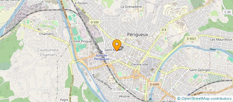localisation de l'entreprise MONSIEUR PIERRE ROUMY à PERIGUEUX