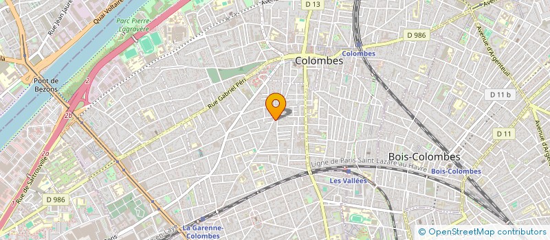 localisation de l'entreprise MONSIEUR PIERRE ROUSSEAU à COLOMBES