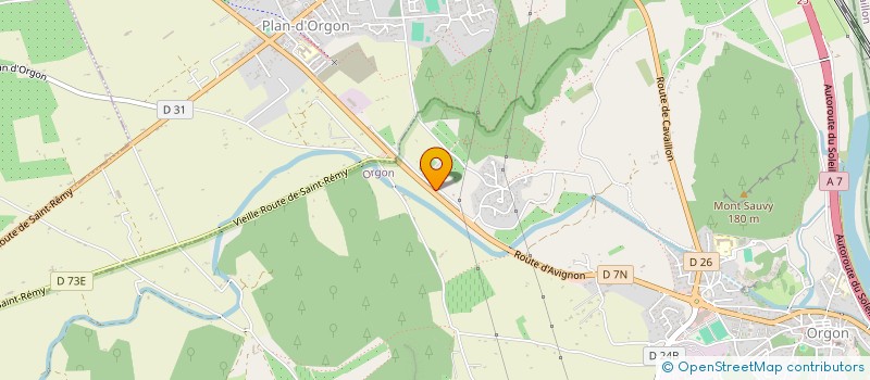 localisation de l'entreprise MONSIEUR PIERRE ROUSSEAU  ORGON