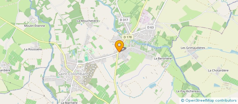 localisation de l'entreprise MONSIEUR PIERRE ROUSSEAU  SAINT-COLOMBAN