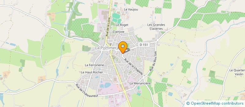 localisation de l'entreprise MONSIEUR PIERRE ROUSSEAU  MAUGES-SUR-LOIRE