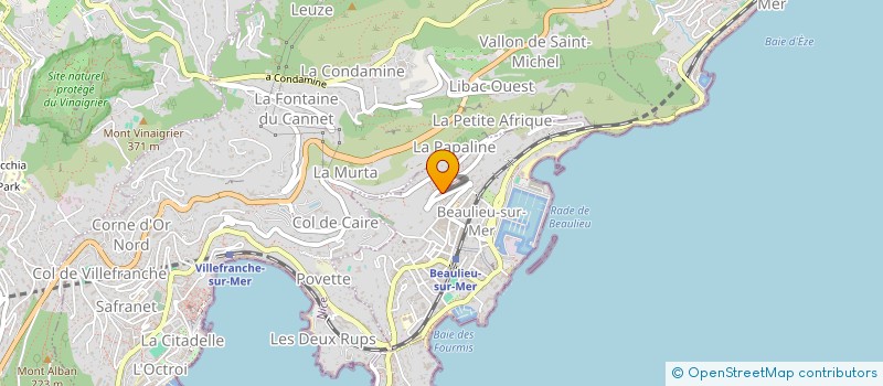 localisation de l'entreprise MONSIEUR PIERRE ROUSSEL à BEAULIEU-SUR-MER