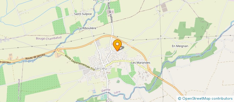 localisation de l'entreprise MONSIEUR PIERRE ROUSSEL  JARCIEU