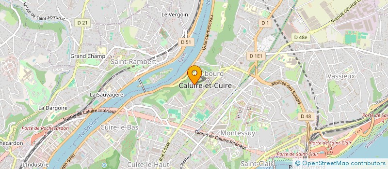 localisation de l'entreprise MONSIEUR PIERRE ROUSSEL  CALUIRE-ET-CUIRE