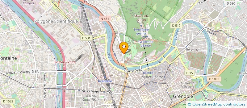 localisation de l'entreprise MONSIEUR PIERRE ROUSSEL à GRENOBLE