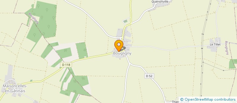 localisation de l'entreprise MONSIEUR PIERRE ROUX  BOUGLIGNY