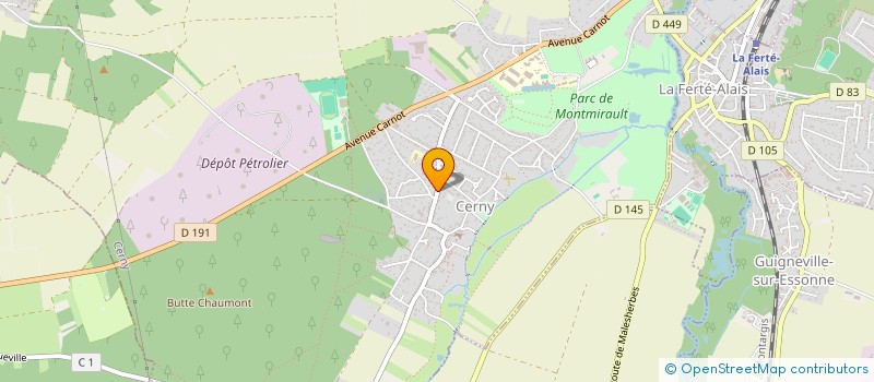 localisation de l'entreprise MONSIEUR PIERRE ROYER  CERNY