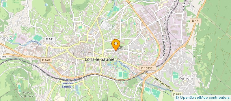 localisation de l'entreprise MONSIEUR PIERRE ROYET  LONS-LE-SAUNIER