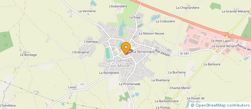 localisation de l'entreprise MONSIEUR PIERRE ROZIER à SEVREMOINE