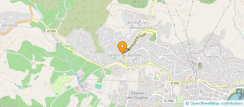 localisation de l'entreprise MONSIEUR PIERRE RUAULT à BORMES-LES-MIMOSAS