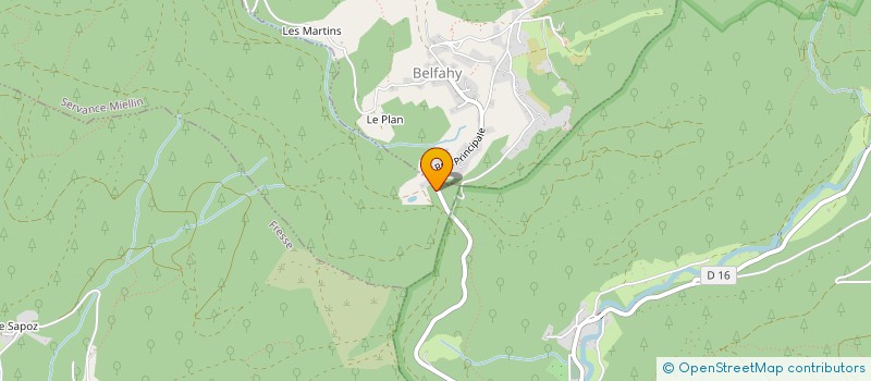 localisation de l'entreprise MONSIEUR PIERRE RUCH  SERVANCE-MIELLIN