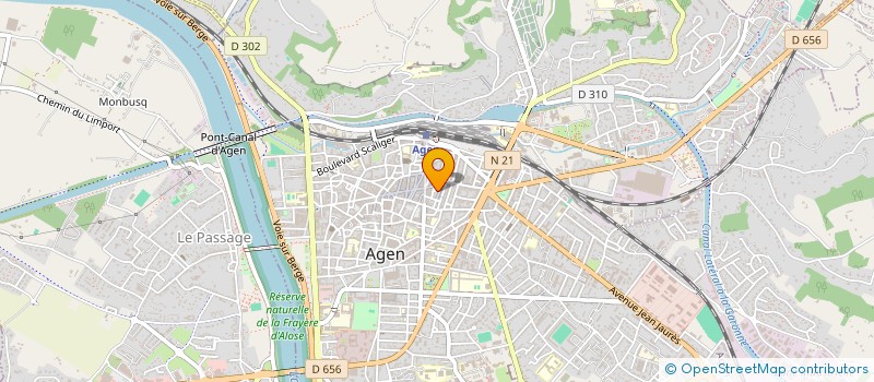 localisation de l'entreprise MONSIEUR PIERRE RUCHAUD  AGEN