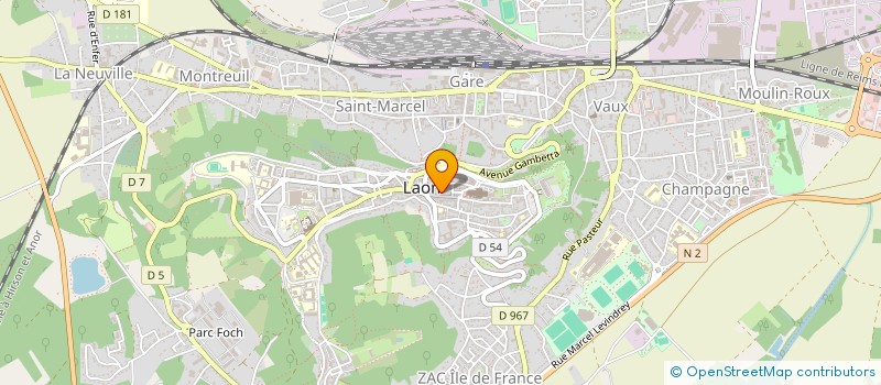 localisation de l'entreprise MONSIEUR PIERRE RUET à LAON