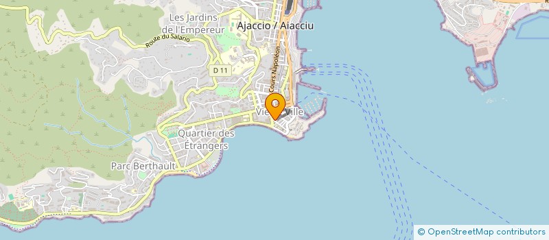 localisation de l'entreprise MONSIEUR PIERRE RUGGIU à AJACCIO