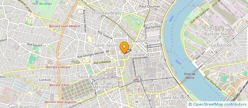 localisation de l'entreprise MONSIEUR PIERRE RUMEAU à BORDEAUX