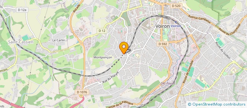 localisation de l'entreprise MONSIEUR PIERRE RUMEAU à VOIRON