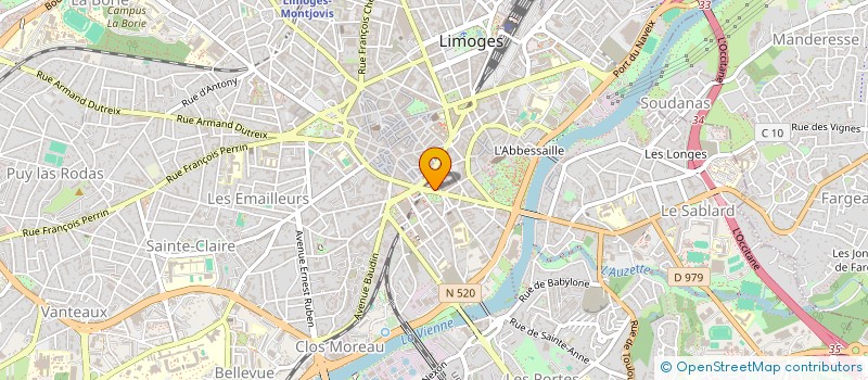 localisation de l'entreprise MONSIEUR PIERRE RUSSO à LIMOGES
